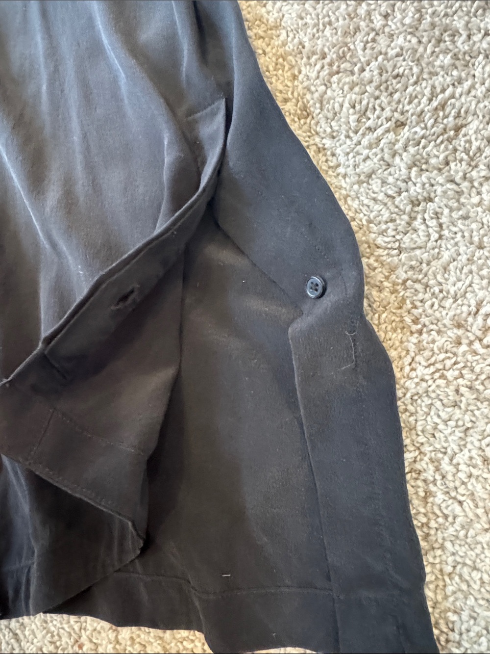 Athleta Black Button-up Top - Picture 3 of 5